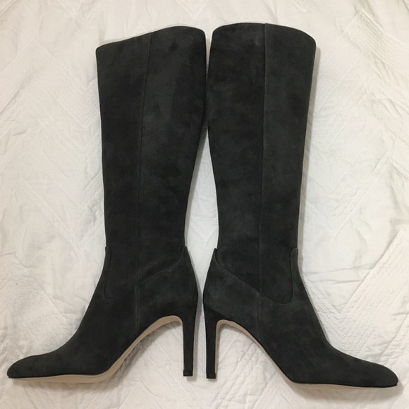 Size 8 Sam Edelman Suede Leather Knee High Boots - Picture 4 of 8
